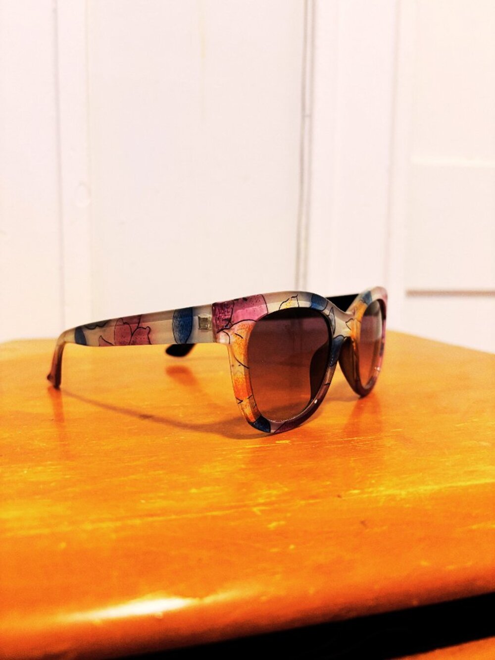 Floral Print Sunglasses